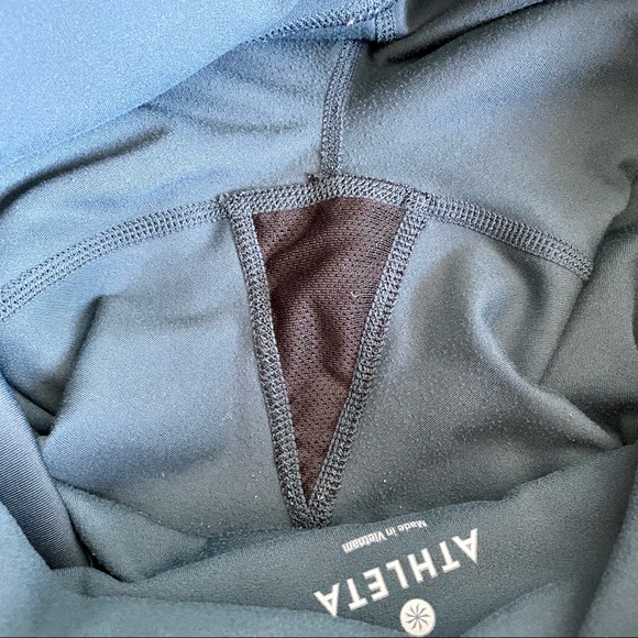 Athleta Diamond Cobra Cutout Ankle Tights Yoga Leggings XS Green High Waisted - Picture 11 of 13